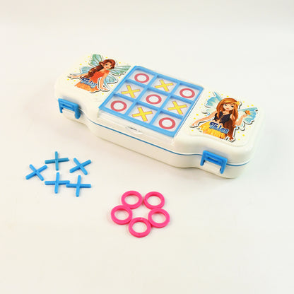 Kids Pencil Box With Built-In Tic Tac Toe Game