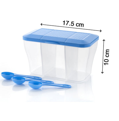 Plastic Square Storage Organiser Container (750Ml Capacity)