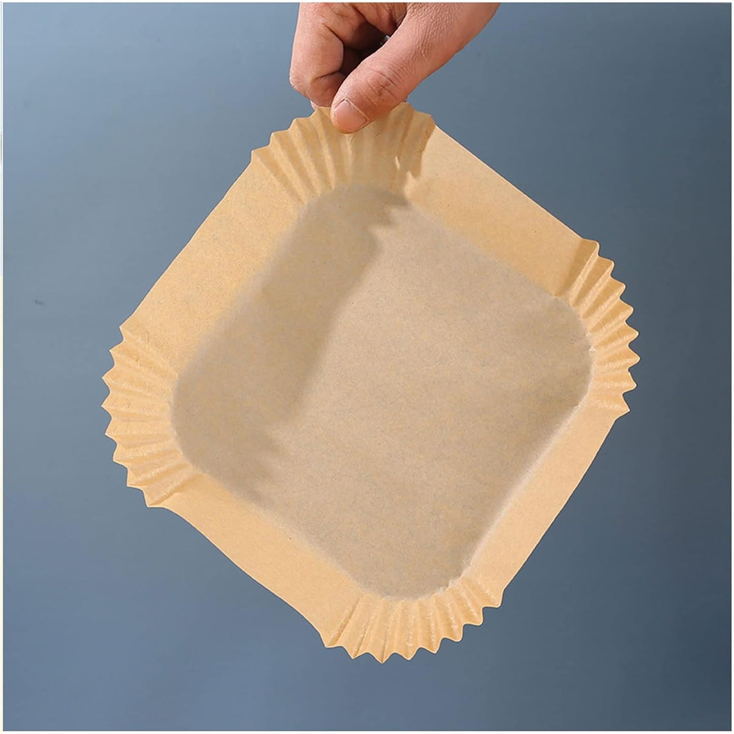 Square Air Fryer Disposable Paper Liner  (50 Pcs Set  160Mmx45Mm)