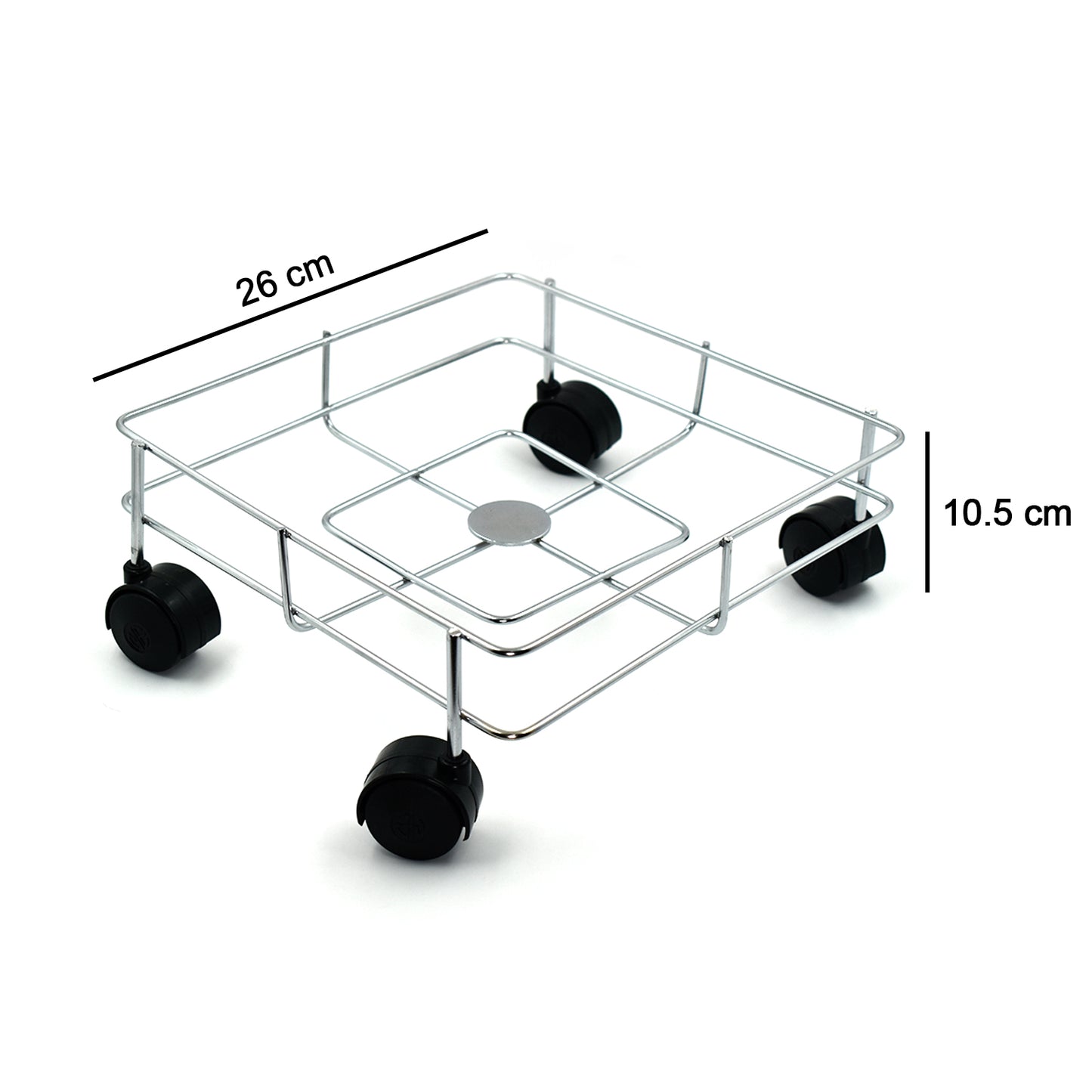 Ss Square Oil Stand For Carrying Oil Bottles And Jars Easily Without Any Problem.