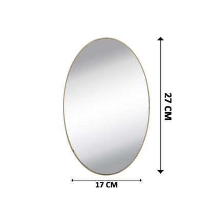 Oval Shape 3D Mirror Sticker Used In All Kinds Of Household And Official Purposes As A Sticker Etc.