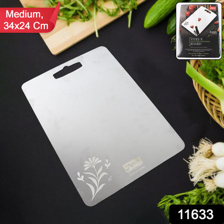 Apexsteel-X Stainless Steel Medium Chopping Board