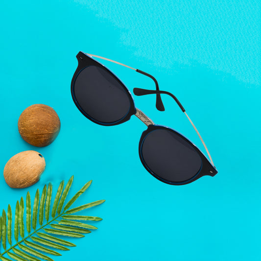 Uv Protected Round Sunglasses Classic Sunglasses For Men  Women Lightweight