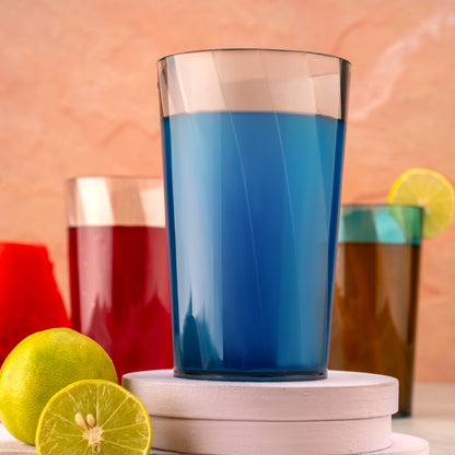 Premium Juice And Water Glasses Set Of 6 Transparent 300Ml Drinking Water Glasses Stylish  Crystal Square Highball Glasses For Water Juice  Cocktails Glass Set Of 6 For Water