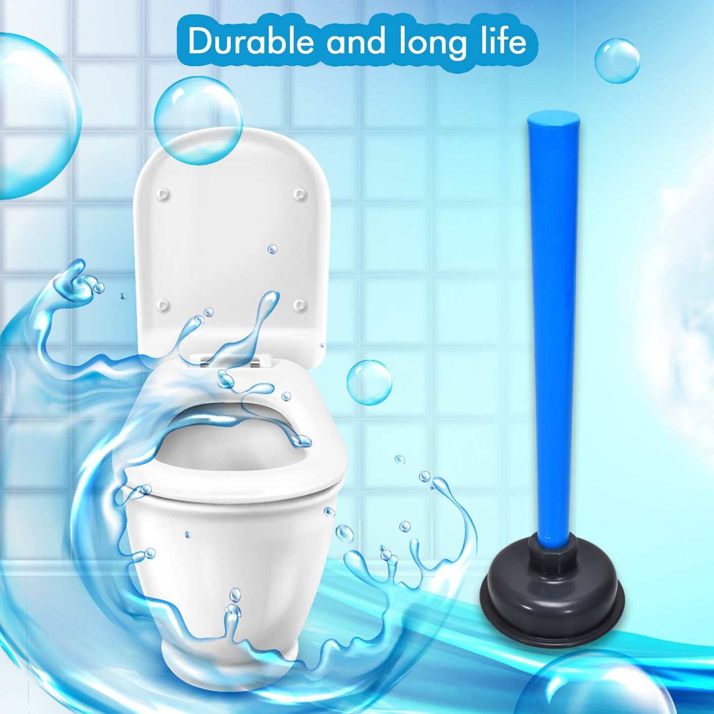 Multifunctional Toilet Plunger Toilet Blockage Remover Suction Device