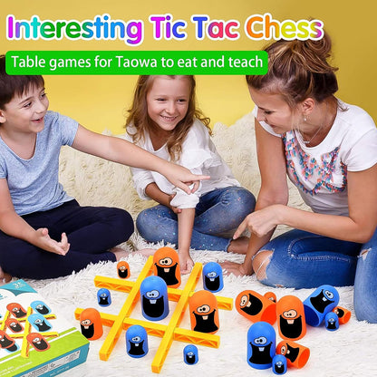 Tic-Tac-Toe Game Gobble Game Board Game Indoor (1 Set)