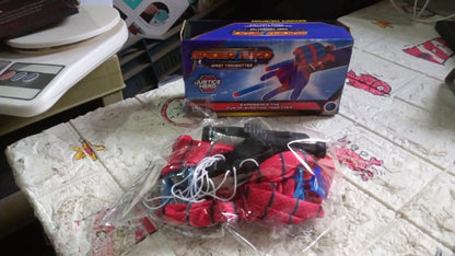 Web Shooter Toy For Kids Fans Launcher Wrist Gloves Toys For Kids Boys Superhero Gloves Role-Play Toy Cosplay Sticky Wall Soft Bomb Funny Childrens Educational Toys