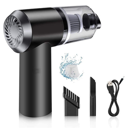 Vacuum Cleaner Dust Collection  2 In 1 Car Vacuum Cleaner 120W High-Power Handheld Wireless Vacuum Cleaner Home Car Dual-Use Portable Usb Rechargeable