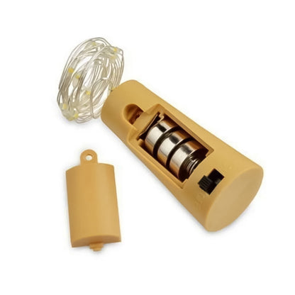 Wine Bottle Cork String Light  Multi Led  2M Cable Length Copper Wire Battery Operated (Multicolor Light  1 Pc)
