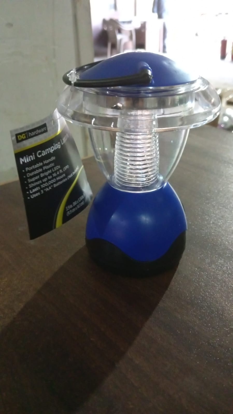 Minicamping Lanterns White Light Battery Operated Light (Battery Not Included)