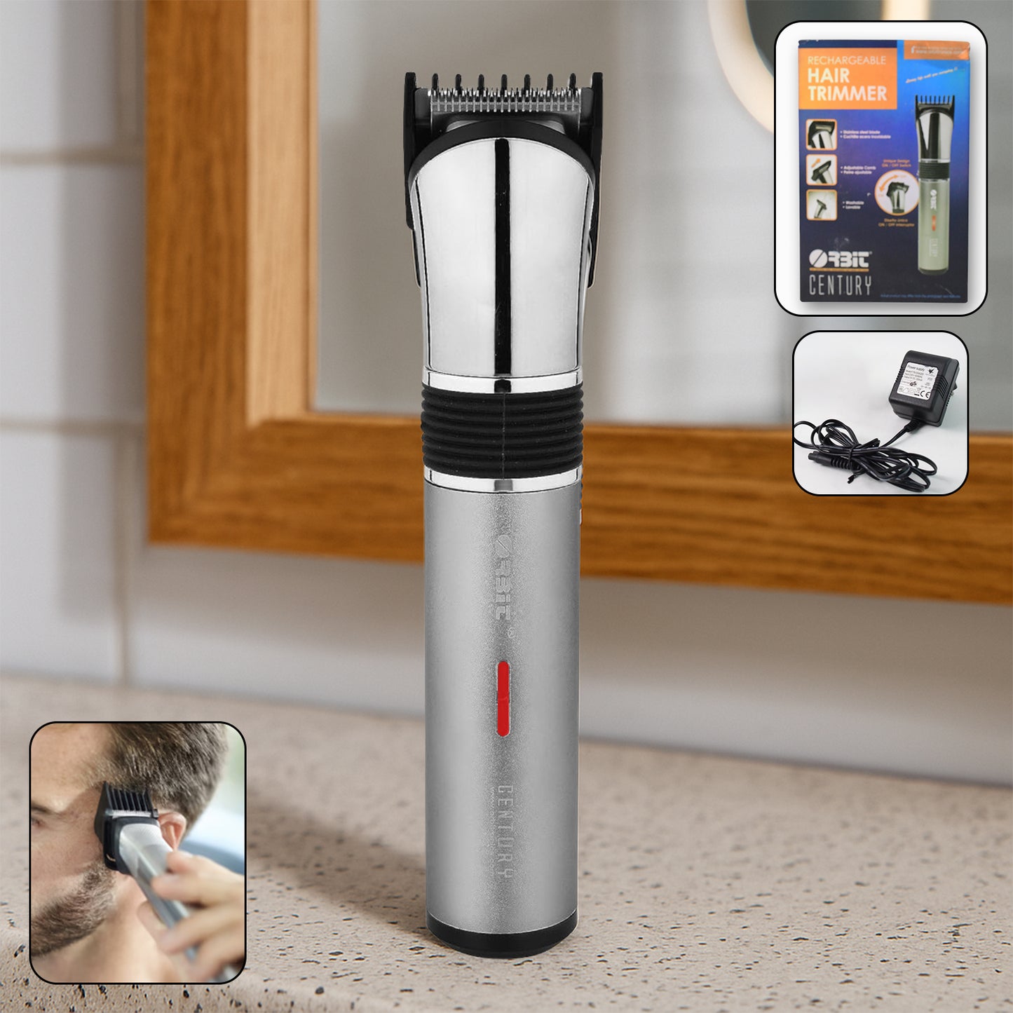 Orbitrechargeable Hair Trimmer For Men (1 Pc)