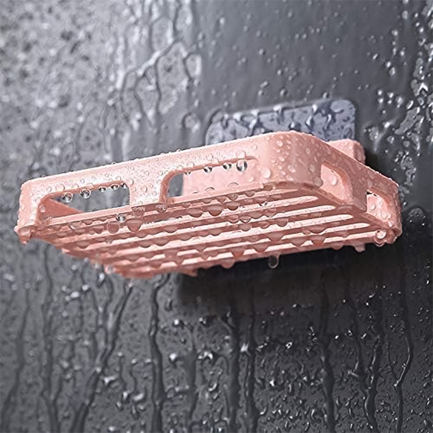 Selfadhesive Rectangular Soap Dish Holder (1 Pc)