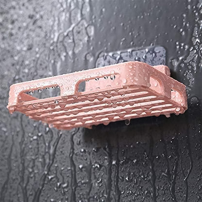 Selfadhesive Rectangular Soap Dish Holder (1 Pc)