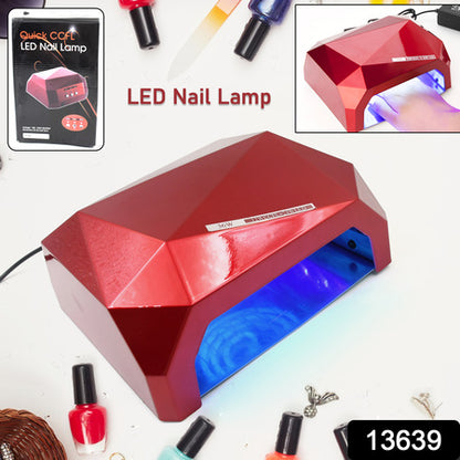 36Wled Nail Dryer Curing Nail Polish Uv Gel Diamond Shaped Nail Dryers (1 Pc)