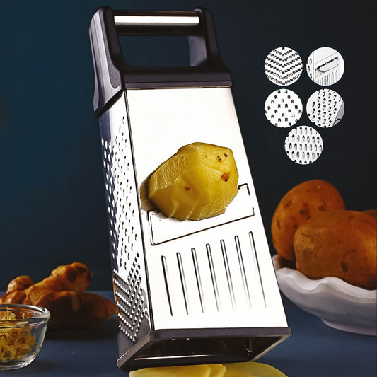 Apex5-In-1 Master Stainless Steel Multipurpose Slicer And Grater