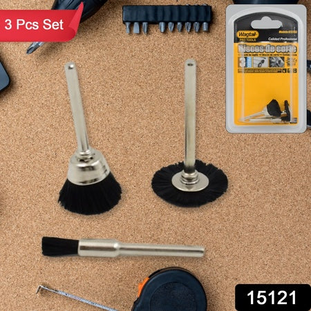 Brasswire Wheels 3 Pcs Brass Wire Wheels Rust Removal Tool