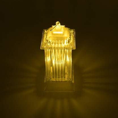 Lantern Shape Led Light Decorative Led Flickering Crystal Candle Light For Holiday Party Crylic Crystal Table Lamp Crystal Table Lamp Atmosphere Lamp Bedroom (Moq - 12Pc)