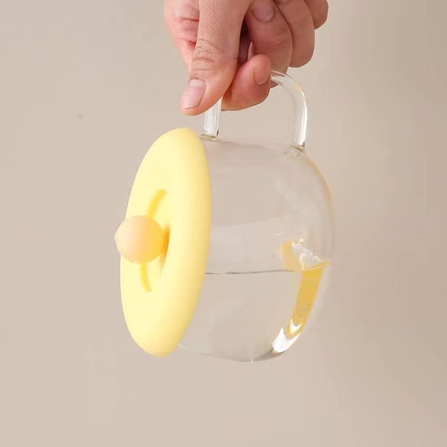 Cupmug Lid Dust Proof Silicone Rubber Airtight Seal (Cup  Spoon Not Included Only Lid 1 Pc)