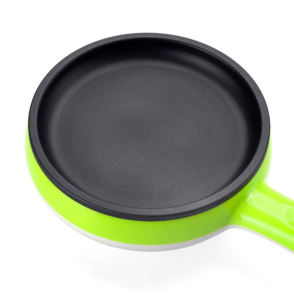 Multi Functional Electric 2 In 1 Egg Frying Pan With Egg Boiler Machine Measuring Cup With Handle
