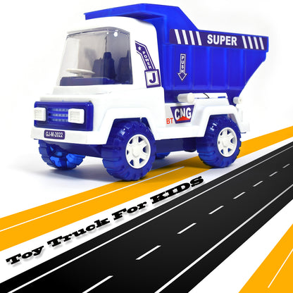 Big Size Friction Powered Dumper Toy Truck For Kids.  With Opening Container Feature.  Strong  Durable Plastic Material.  Indoor  Outdoor Play.  Miniature Scaled Models Truck