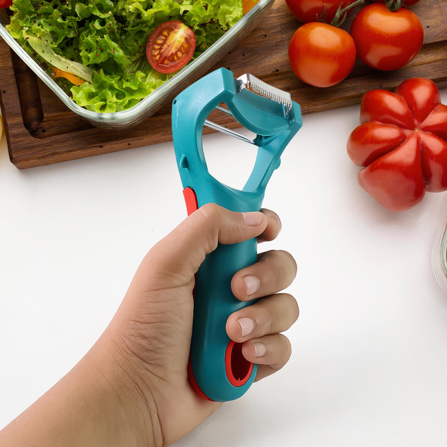 4-In-1 Multi-Functional Vegetable  Fruit Peeler (1 Pc)