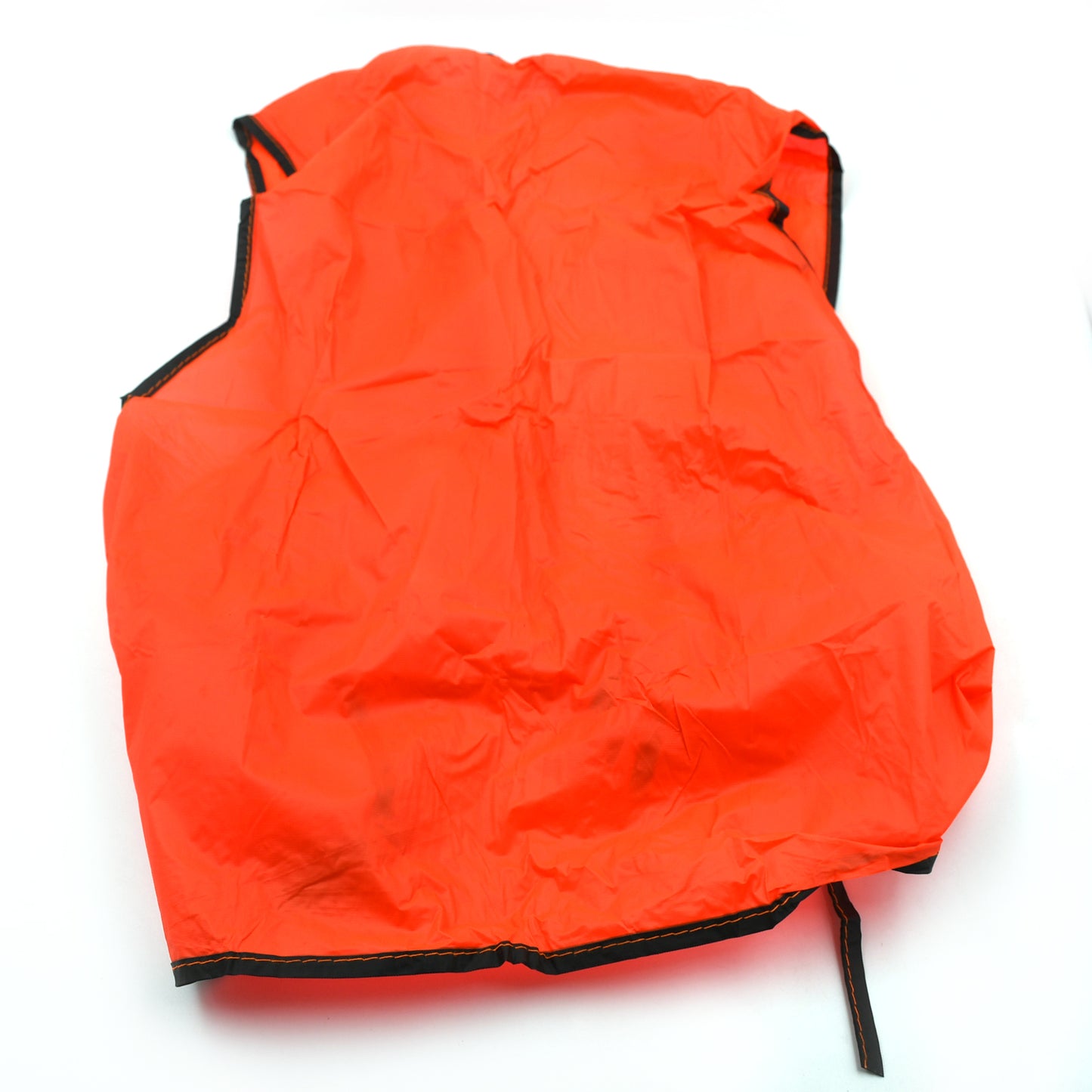 Economy Safety Vest Soft Vinyl With Tie Closure For Identifying Staff And Volunteers Adult Pvc Safety Vest High Visibility For Outdoor Operator