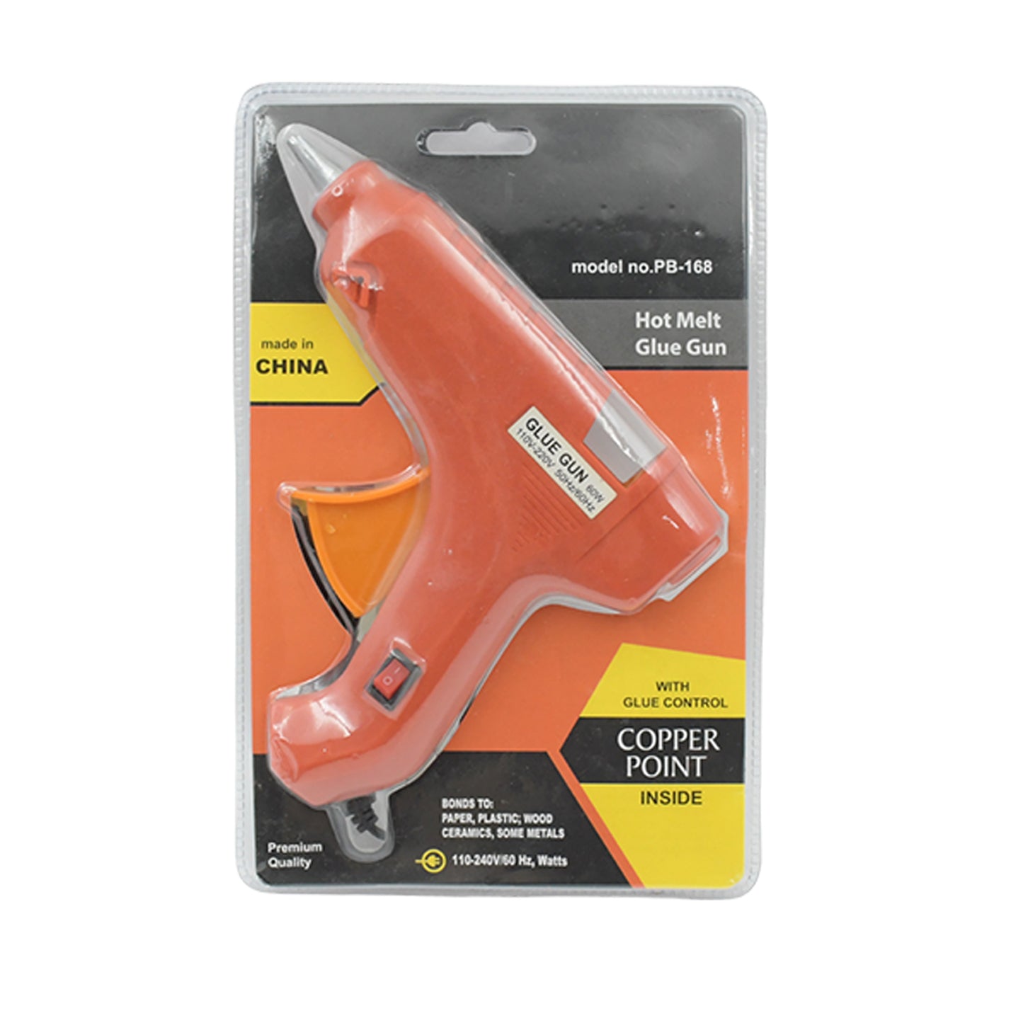 Professional 60 Watt With 5 Pcs Hot Melt Glue Stick  Onoff Switch Electric Tool Hot Melt Glue Gun For Multi Use(1 Pc)