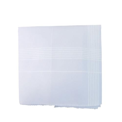 Mens King Size Formal Handkerchiefs For Office Use - Pack Of 12