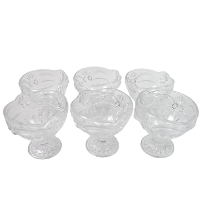 Glassice-Cream Cup Set Home  Kitchen Serving Or Dessert Cup (6 Pcs Set)