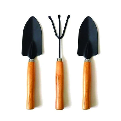 Small Sized Hand Cultivator Small Trowel Garden Fork (Set Of 3)