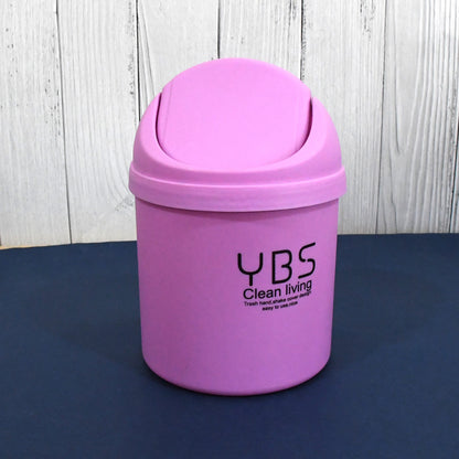Minitrash Can With Lid Small Tiny Trash Bin (18X13 Cm  1 Pc)