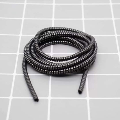 Metallic Finish Cable Spiral Protectorwire Repairpet Cord Protectorheadphone Saver Cable Wrapcover For Mac Charging Cable