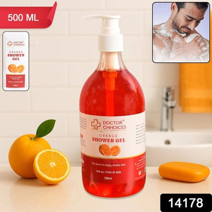 Doctor Chhoices Orange Shower Gel  500Ml (1 Pc)