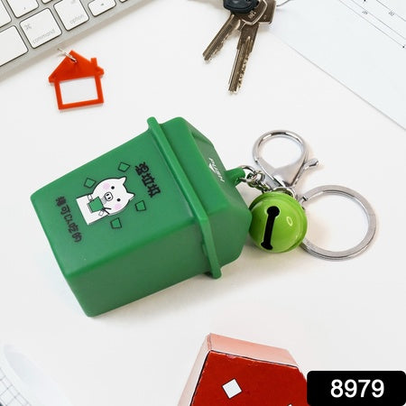 Trashcan Keychain Recycle Can Keyring Novelty Keychain Garbage Classification Keyholder For And Adults