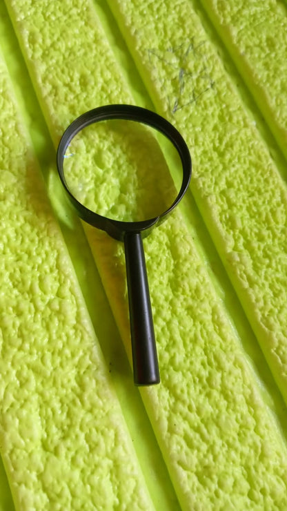 Magnifying Glass Lens - Reading Aid Made Of Glass - Real Glass Magnifying Glass That Can Be Used On Both Sides - Glass Breakage-Proof Magnifying Glass Protect Eyes 50 Mm