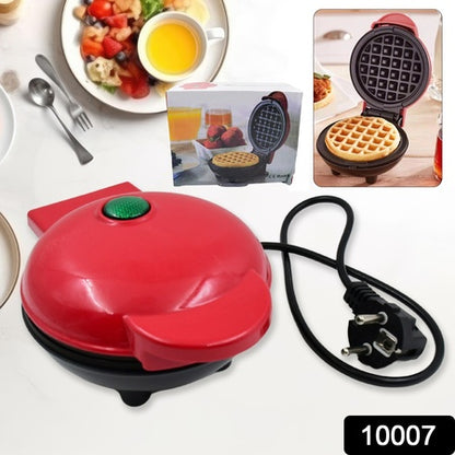 Miniwaffle Maker Machine Waffle Iron Home Appliances Kitchen Gift Easy To Clean On-Stick Surfaces Perfect Breakfast Dessert Sandwich Pan Cakes Paninis  Other Snacks Machine
