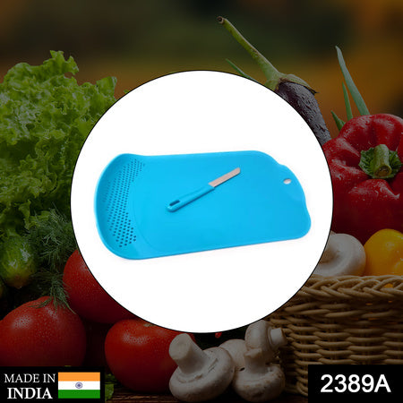 Chop  Drain Vegetables Fruits Chopping Board Sleek Knife