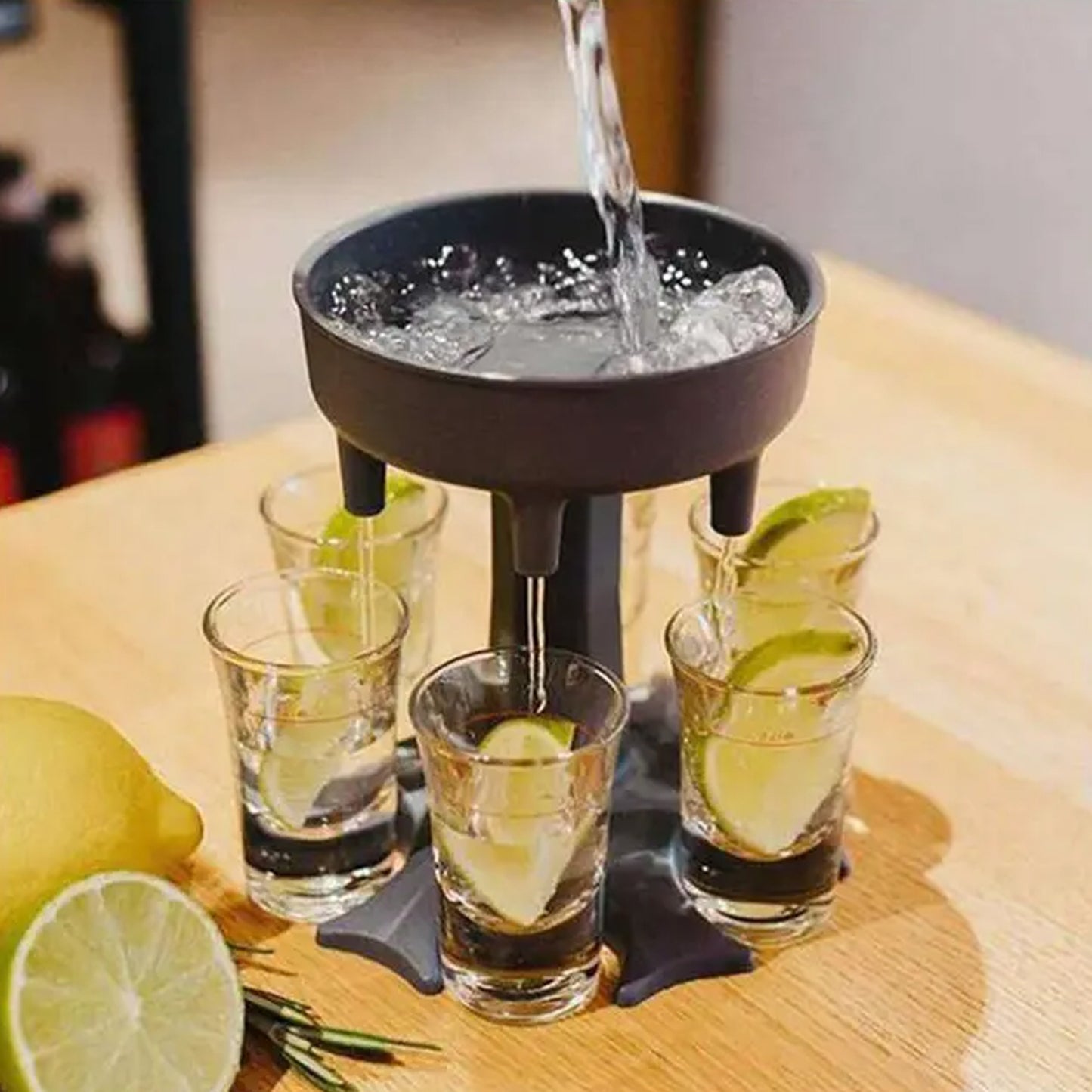 6 Shot Win Glass Dispensers And Tray Drinking Games Shot Glasses Dispenser Party Gifts Shot Spout For Faster Start Of The Party