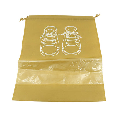 Beach Bag Shoes Storage Bag Closet Organizer Non-Woven Travel Portable Bag Waterproof Pocket Clothing Classified Hanging Bag Shoe Bag Luggage Travel Portable Shoe Pouch Non Woven Transparent Window (3 Pc )
