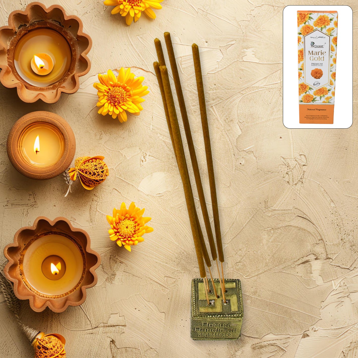 Mariegold Premium Incense Stick Agarbatti For Home Office