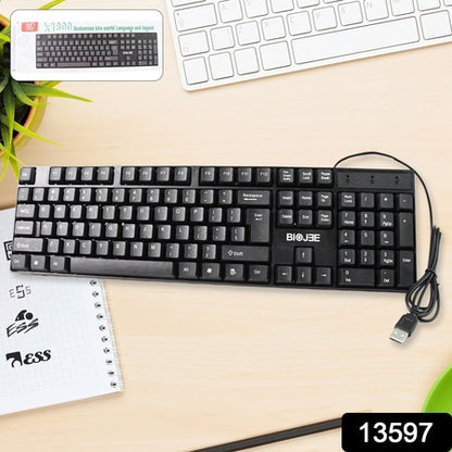 Wiredusb Keyboard 104 Keys (1 Pc)