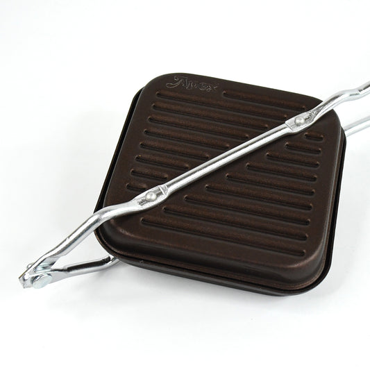 Apexheavy Gauge Aluminium Grill Sandwich Toaster