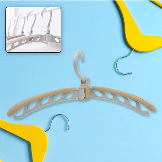 Portable Folding 360 Degree Rotating Clothes Hangers Travel Foldable  Adjustable Accessories Foldable Clothes Hangers Drying Rack For Travel (1 Pc)
