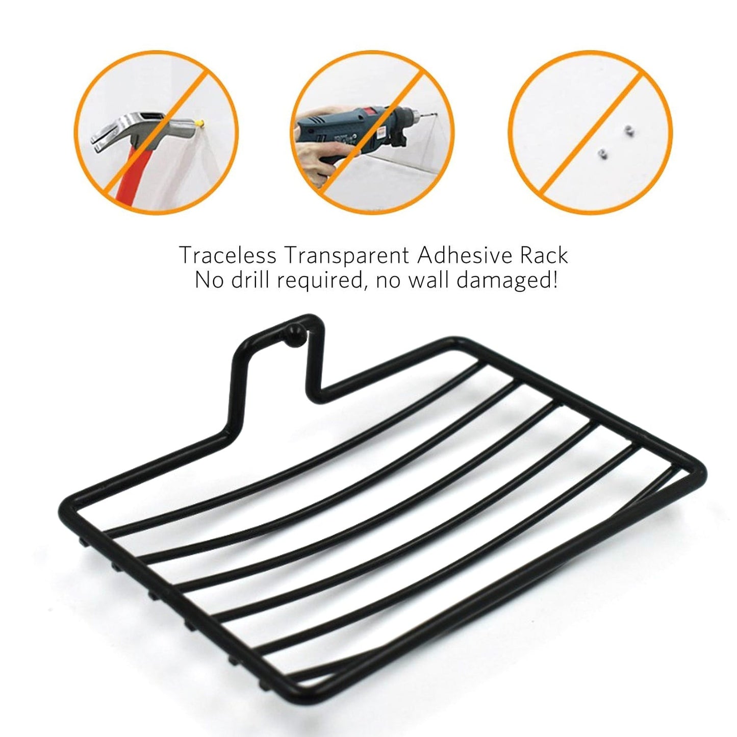 Wall M 2 Pc Soap Rack Used In All Kinds Of Places Household And Bathroom Purposes For Holding Soaps.