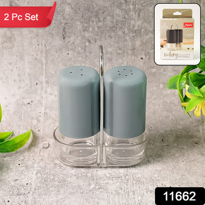 Apexvictory Salt  Pepper Dispenser Set  2 Pcs Acrylic Seasoning Shaker