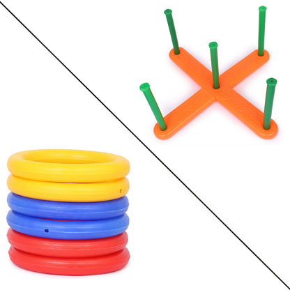 13 Pc Ring Toss Game Widely Used By Childrens And Kids For Playing And Enjoying Purposes And All In All Kinds Of Household And Official Places Etc.