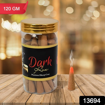 Darkrose Dhoop Cones Premium Dark Rose Dhoop (120 Gm.)