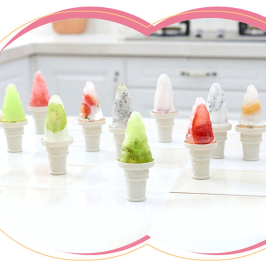 6 Pc Ice Cream Mold Used For Making Ice-Creams In All Kinds Of Places Including Restaurants And Ice-Cream Parlours Etc.