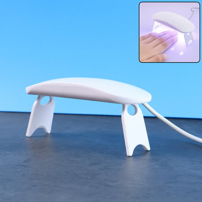 Miniportable Uv Led Nail Lamp For Gel Nail Polish Curing (1 Pc)