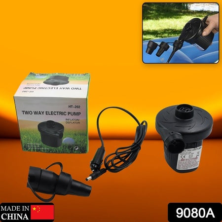 Multi-Purpose Electric Air Pump Without Valve Adaptors For Quickly Inflatesdeflates Sofa Bed Swimming Pool Tubes Toys Air Bags